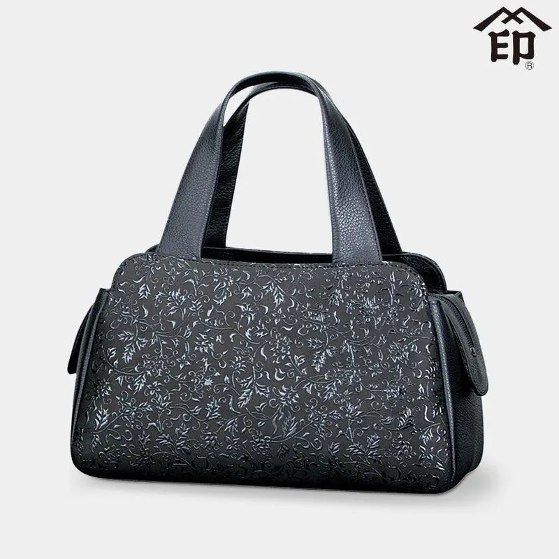 19 Tote Bag – Structured Inden Leather Handbag With Effortless Versatility 1