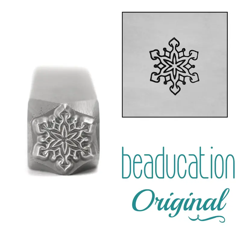 2022 Limited-Edition Snowflake Metal Stamp – 7.75Mm Collectible Design 1