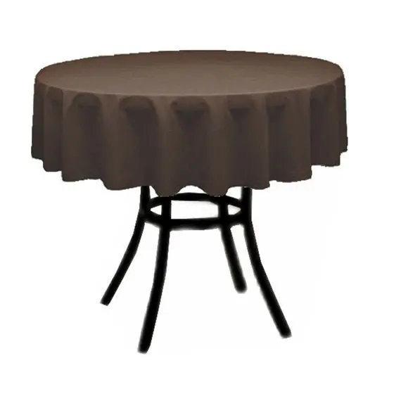 36-Inch Round Polyester Poplin Tablecloth – Event & Wedding Decoration 1