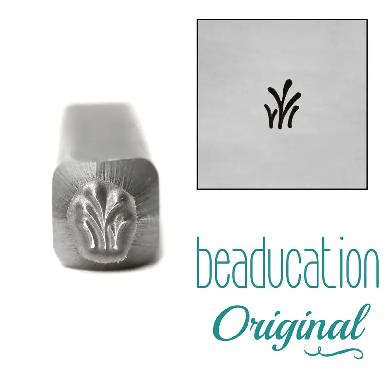 3Mm Grass Blades Metal Stamp For Nature-Inspired Jewelry – Beaducation Original 1