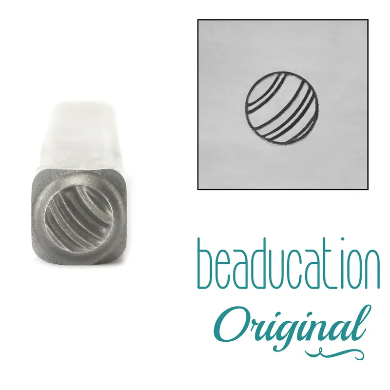 4.5Mm Jupiter Planet Metal Stamp – Astronomical Beaducation Design Stamp 1