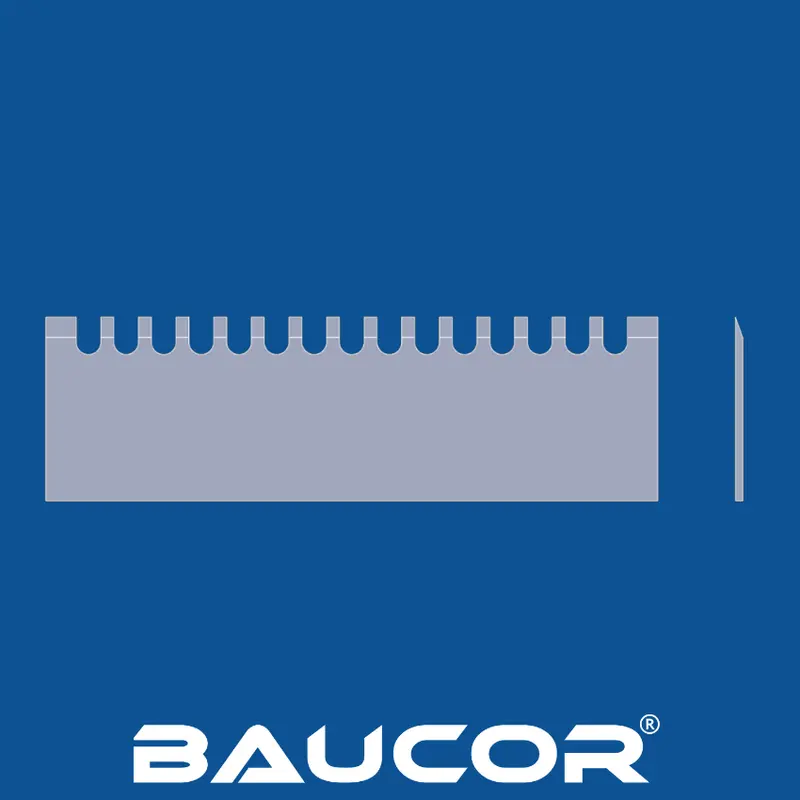 5-Inch U-Type Perforation Straight Blade – Model 91099 1