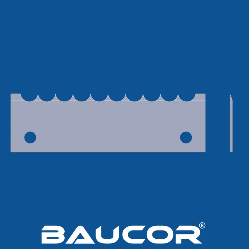 5-Inch Wavy-Tooth Perforated Straight Blade – Model 91050 1