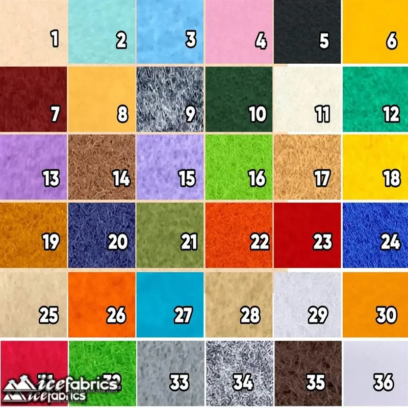 Acrylic Felt Fabric Roll – 20-Yard Wholesale Bundle From Ice Fabrics 1