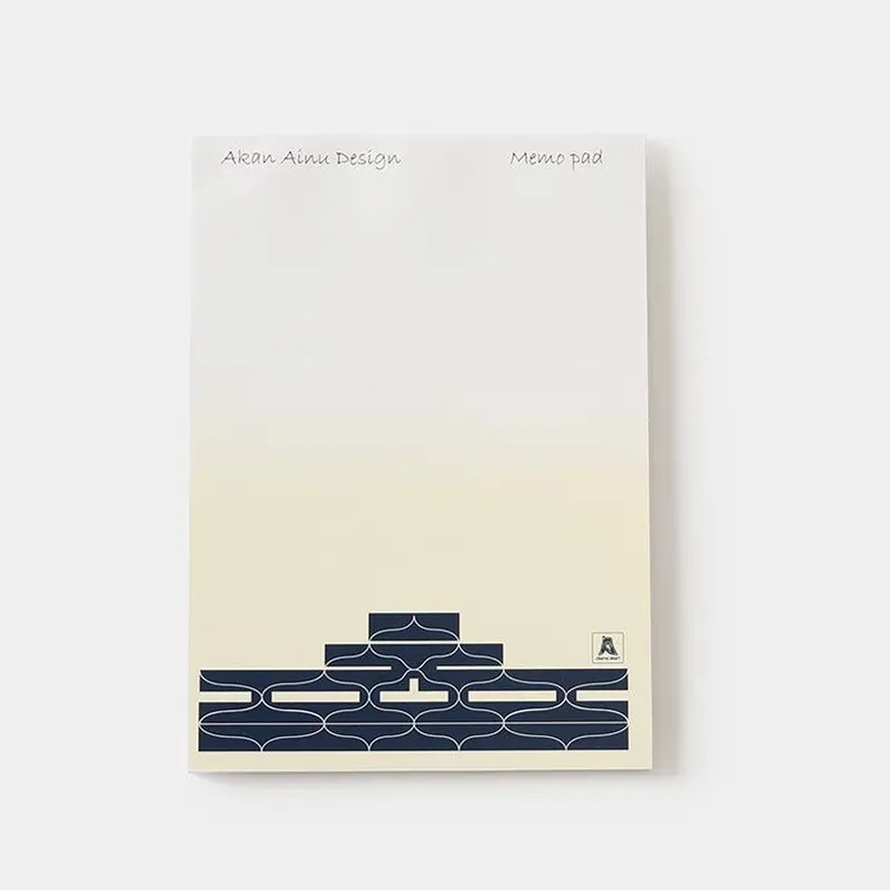 Ainu Craft Memo Pad – Ethnically Designed Notebook For Daily Notes 1