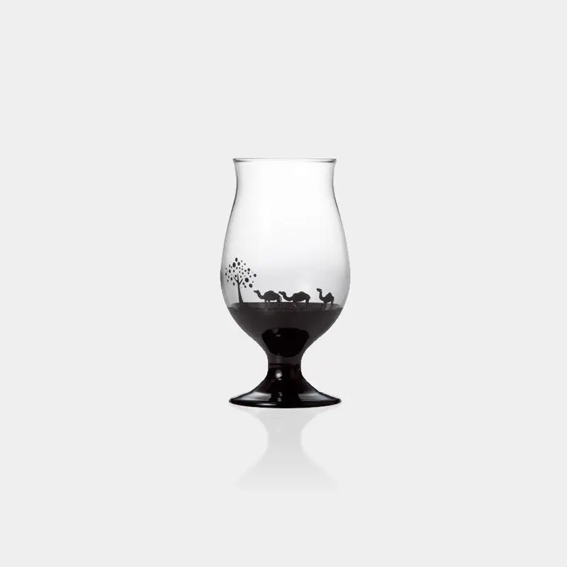 Ajiwai Camel Sunset Glass Design | Marumo Takagi 1