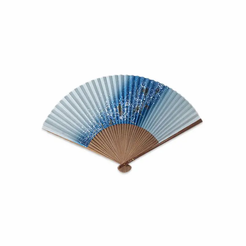 Amanogawa Folding Fan – Chirashi Beauty Design With Kanazawa Gold Leaf | Hakuiichi 1