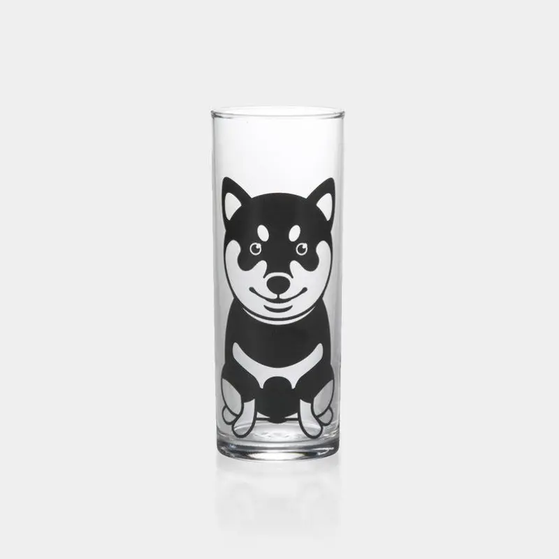 Animal-Themed Glass Tumbler – Dog Silhouette By Marumo Takagi Studio 1