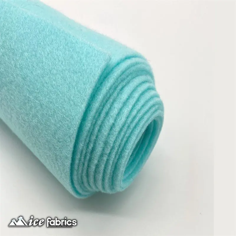 Aqua Acrylic Felt Sheet – 1.6Mm Thickness, Vibrant Craft Supply 1
