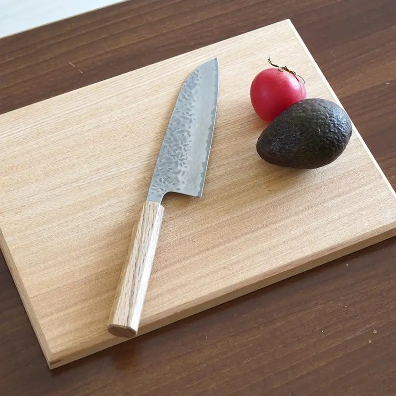 Artisan Chef Knife – Aus10 Hammered Damascus Blade, Oak Octagonal Handle (170Mm) | Becos Original 1