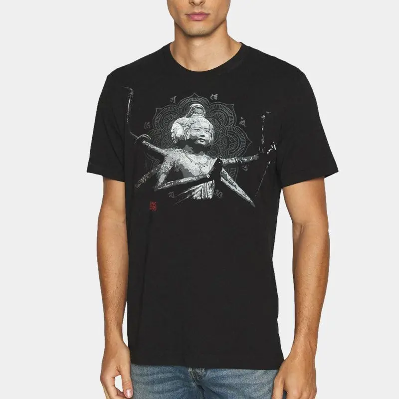 Ashura Warrior T-Shirt – Dynamic Silkscreen Interpretation Of The Six Realms 1