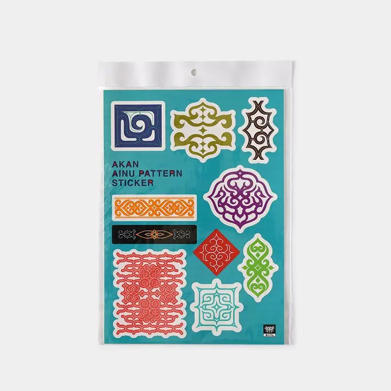 Authentic Ainu Pattern Sticker – Traditional Indigenous Motif By Aipr 1