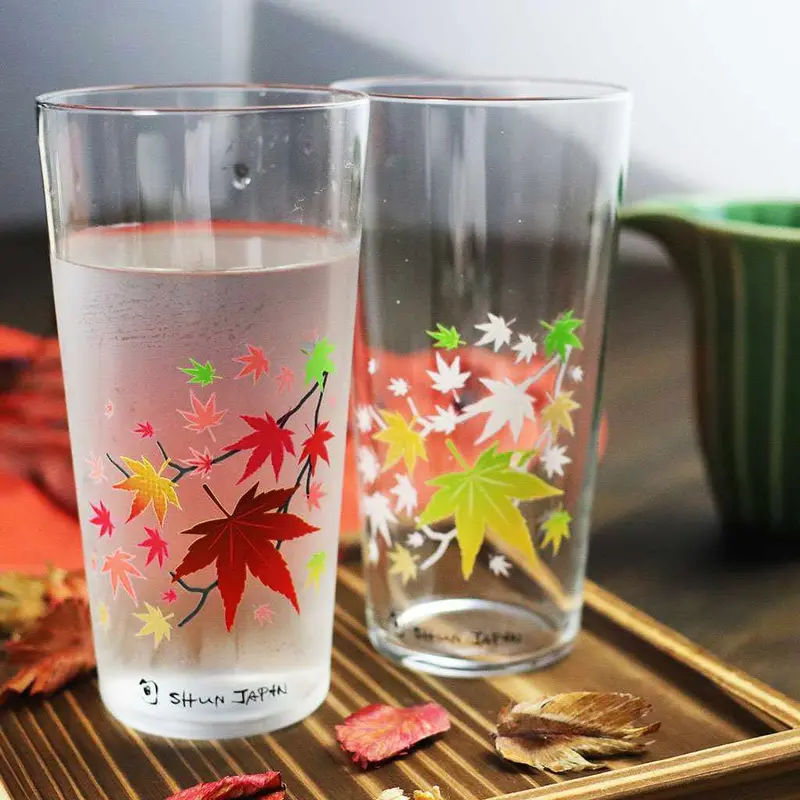 Autumn Leaves Insulated Tumbler Set (2 Pcs) | Marumo Takagi 1