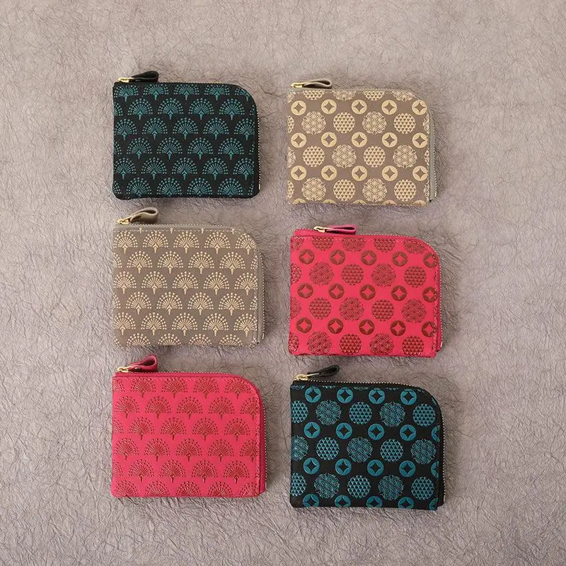 Ayase L-Shaped Zippered Mini Wallet | Premium Inden Leather 1