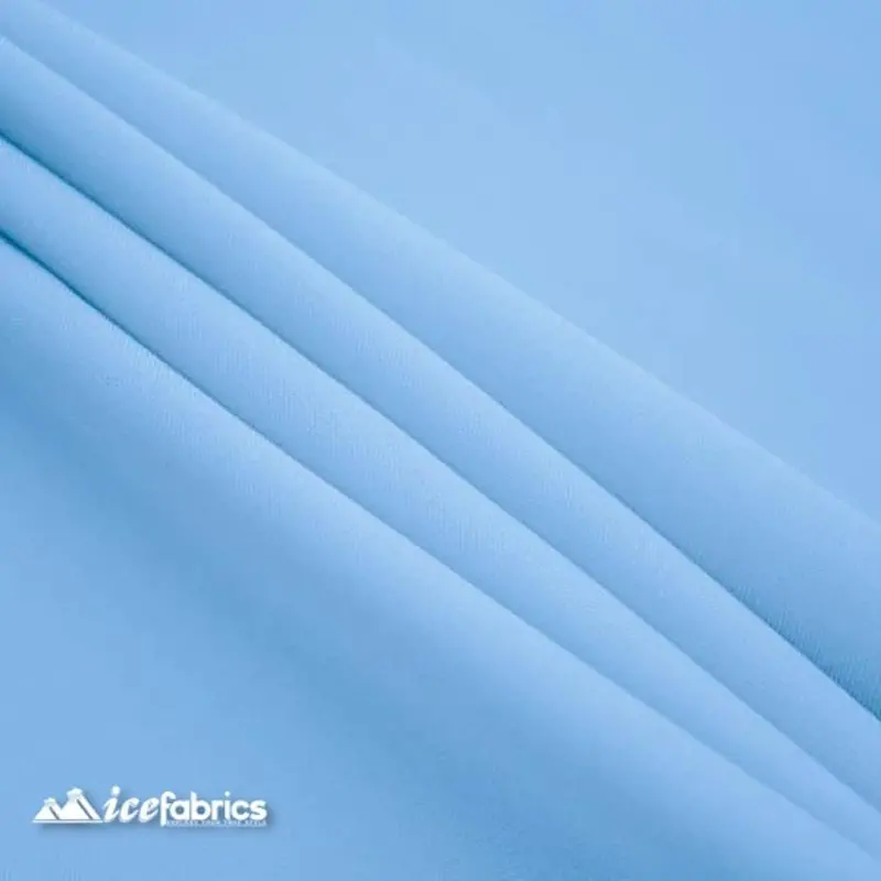 Baby Blue Polyester Poplin Upholstery Fabric – Soft Pastel Hue, Gentle On Eyes & Skin 1