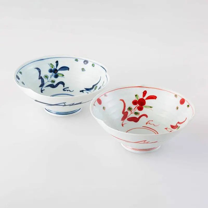 Banreki 7.09-Inch Multi-Use Bowl Pair – Contemporary Hasami Stoneware By Saikai Toki 1