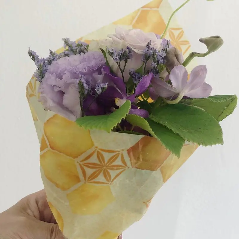 Beehive-Themed Beeswax Wrap – Eco-Friendly Handmade Food Cover Kit | Takeda Senzo Store 1