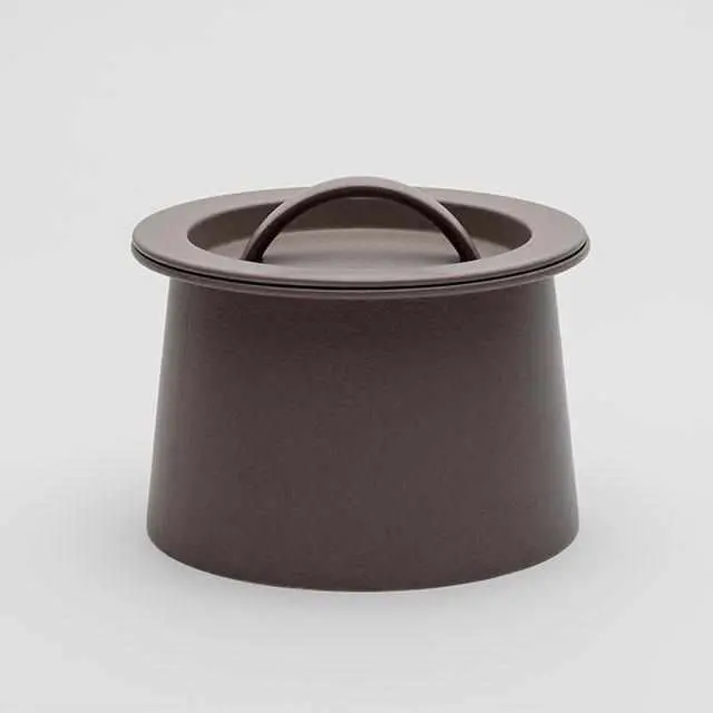 Big-Game 210Mm Gray Sprinkled Ceramic Cooking Pot – Imari-Arita Tableware 1