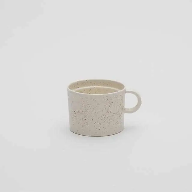 Big-Game White Sprinkled Ceramic Coffee Cup (Large) – Imari-Arita Tableware 1