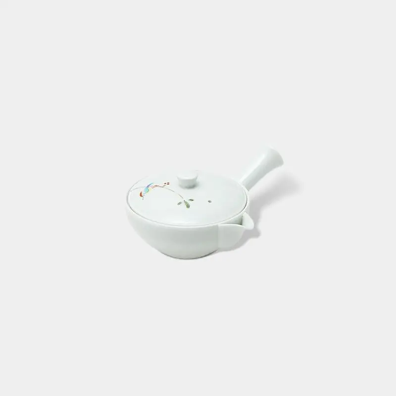 Birds On Branch Japanese Tea Pot – Handcrafted Hasami Ware By Saikai Toki 1