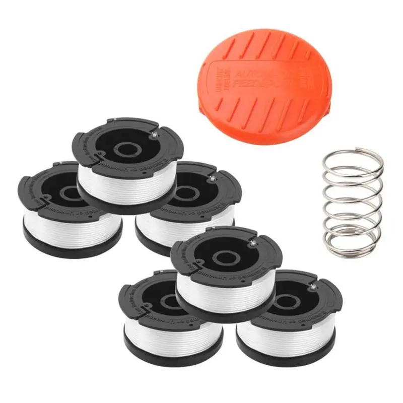 Black & Decker String Trimmer Line Kit (6 Lines + Cap & Spring) 1