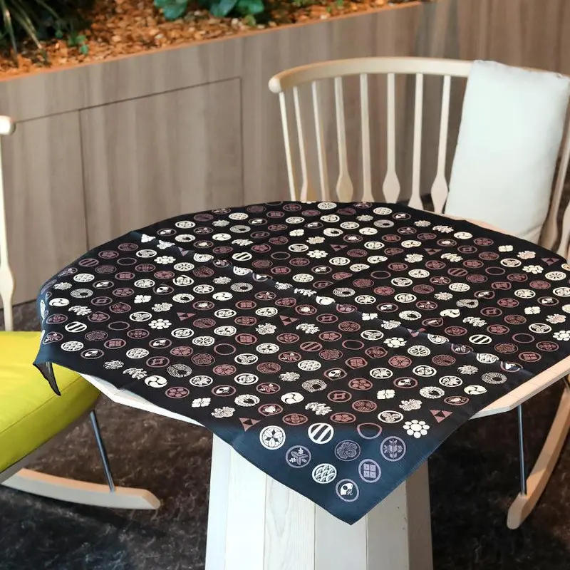 Black Furoshiki Wrapping Cloth – Assorted Modern Patterns | Hamamonyo 1