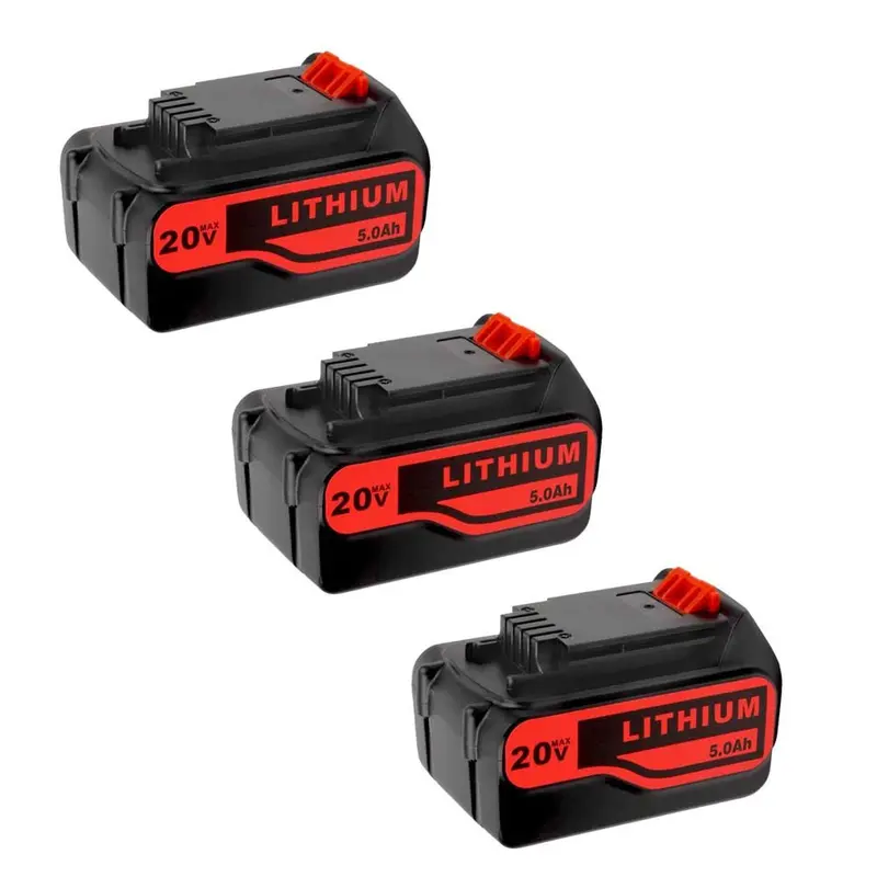 Black+Decker 20V 5Ah Replacement Battery – Lbxr20 / Lb2X4020 Lithium, 3-Pack 1