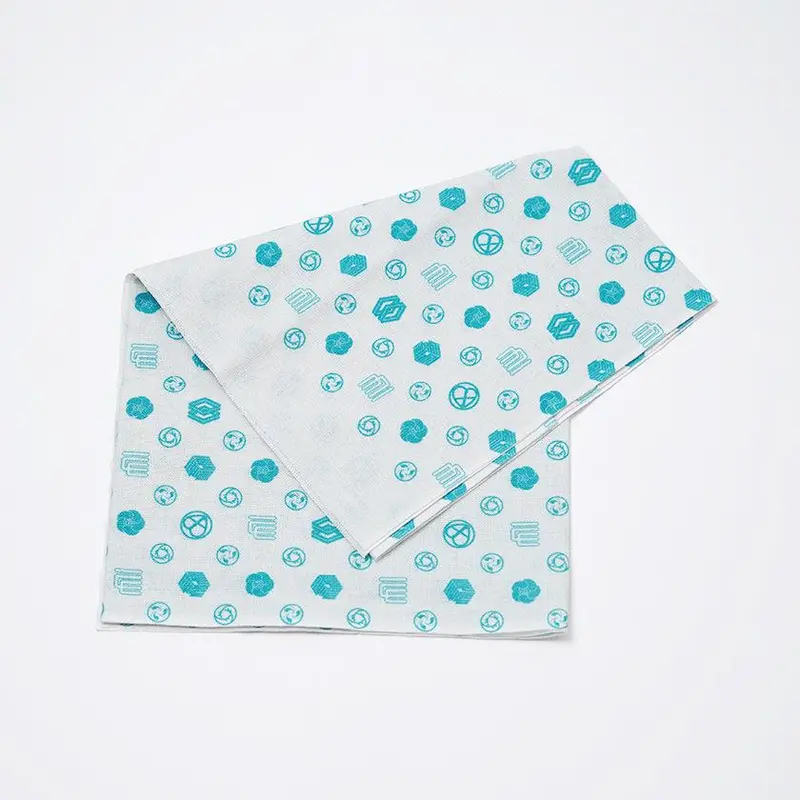 Blue-On-White Hatsune Miku Towel – Ise Cotton Traditional Fabric 1