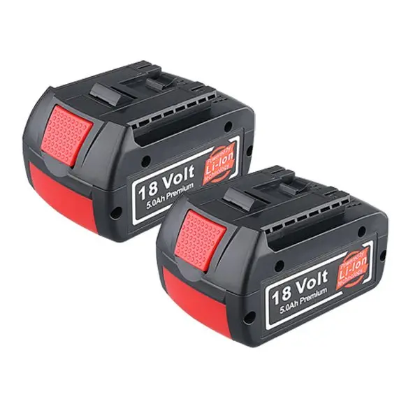 Bosch Bat610G 18V Replacement Battery Pack – 5.0Ah Li-Ion (2-Pack) 1