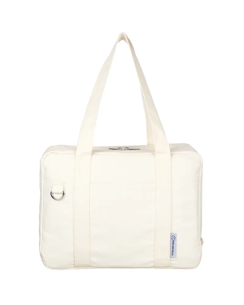 Boston Tote Bag – Milky White Minimalist Everyday Bag 1