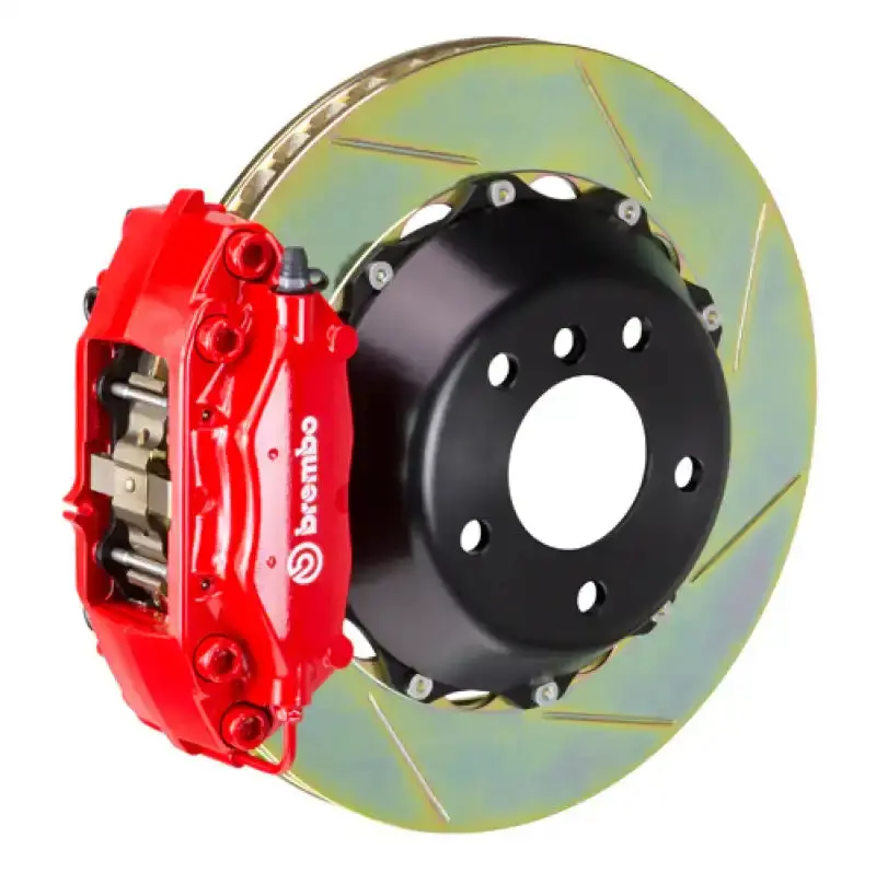 Brembo Gt Big Brake Kit – Rear Slotted Two-Piece Rotors (345X28Mm) & 4-Piston Calipers For 15–18 M3 1