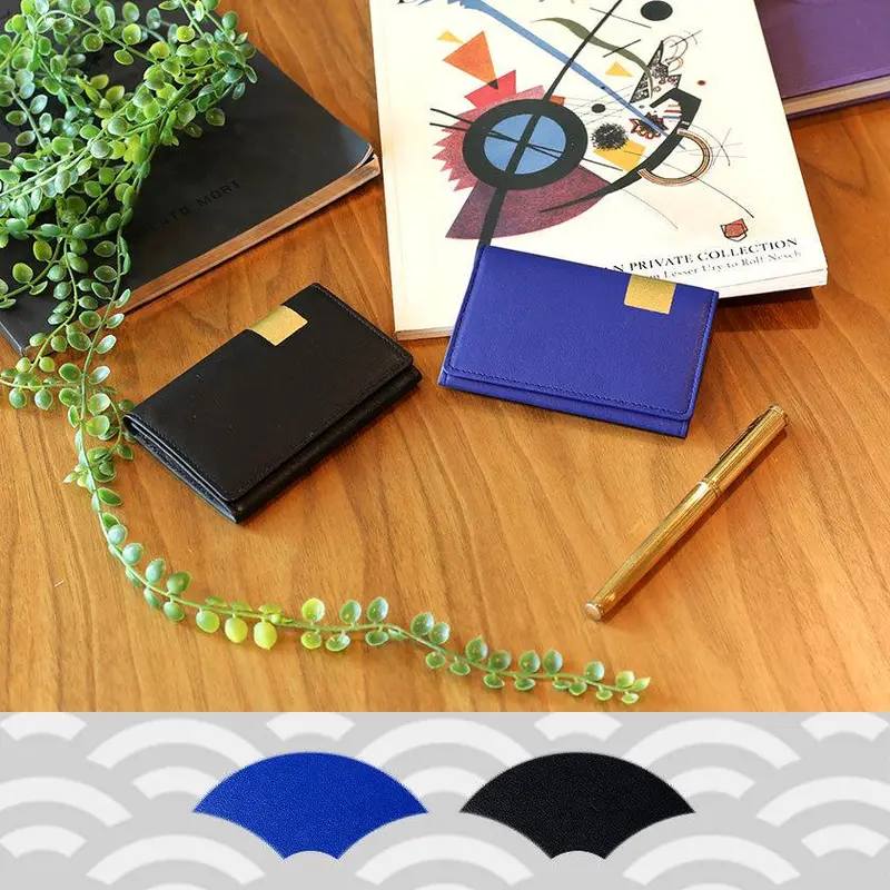 Byobu Card Case – Kyoto Gold Leaf Finish With Gold Stamping | Goldream Kyoto 1