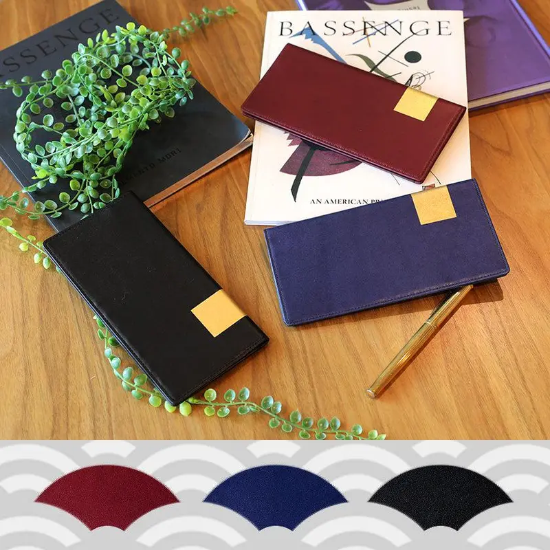 Byobu Long Wallet – Handcrafted Kyoto Gold Leaf Accents & Gold Stamping | Goldream Kyoto 1