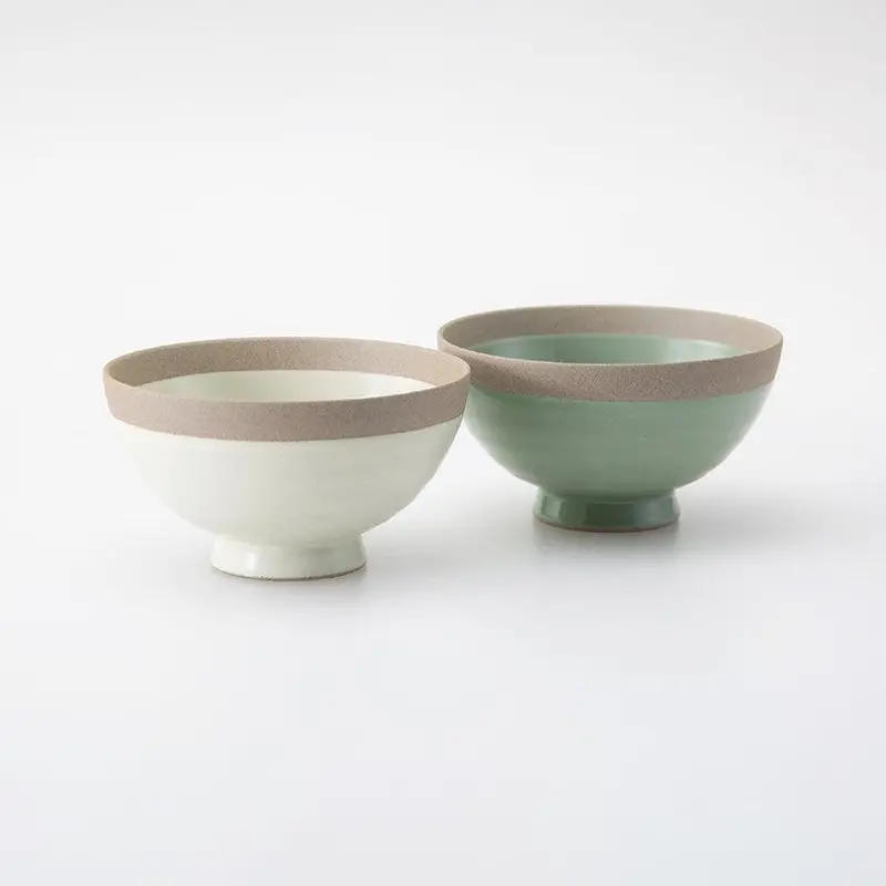 Café-Style Coffee-Au-Lait Bowl Set – Hasami Pottery Duo 1