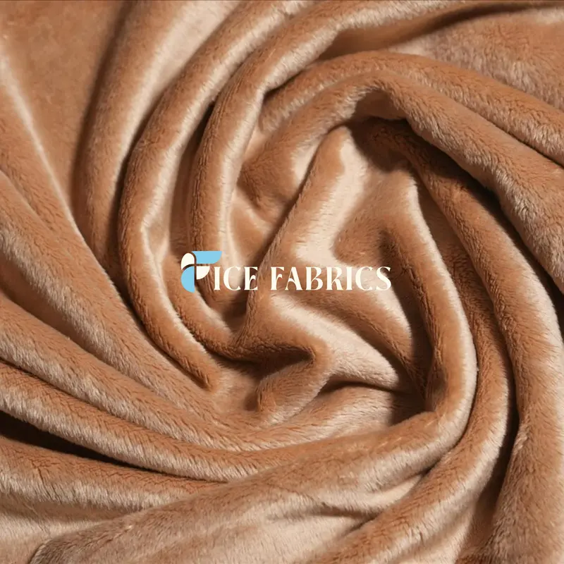 Camel Rich Solid Minky Fabric – Nivarasoft Collection 1