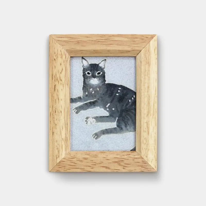 Cat No. 2 Art Print Using Kaga Yuzen Dyeing | J.Flavor & Hiroyuki Kikuta Collaboration 1