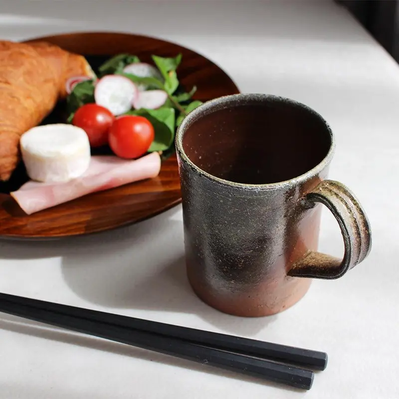 Ceramic Mug – Artisan Bizen Ware Cup By Naoto Tsuneki 1