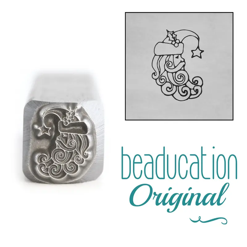 Charming Santa Stamp (Facing Right) – 8.3Mm Whimsical Christmas Die By Beaducation 1