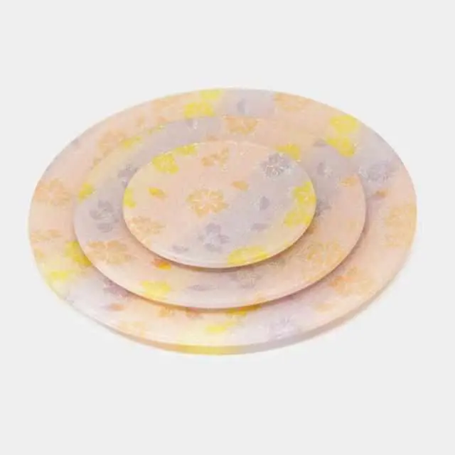 Cherry Blossom 5-Piece Platter Set – Pink Theme | Nishijin Re:Nista Tableware Ensemble 1
