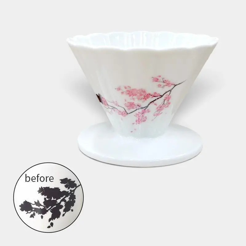 Cherry Blossom Coffee Dripper – Artisan Mino Ware Pour-Over | Marumo Takagi 1
