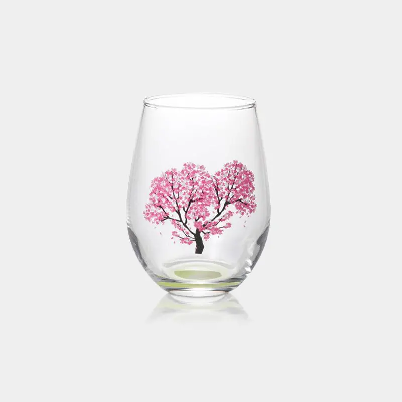 Cherry Blossom Moonlight Glassware | Transforming Hue & Motif | Marumo Takagi 1