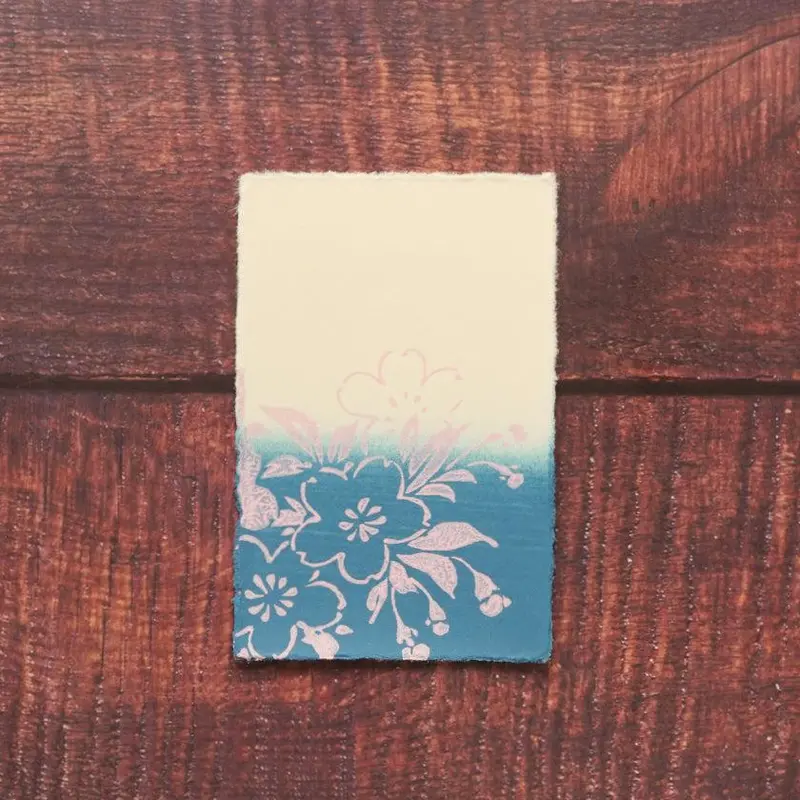 Cherry Blossom Postcards – Sky Blue Pack (3 Cards) | Karagen X Karakami 1