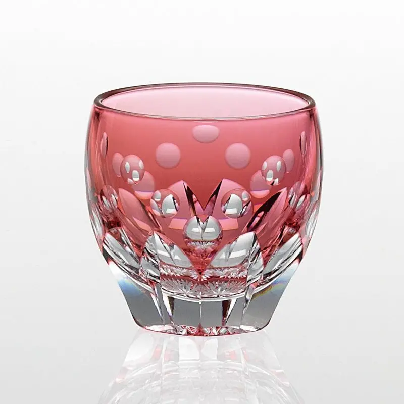 Cherry Blossom Sake Cup – Edo Kiriko Crystal Collection By Satoshi Nabetani 1