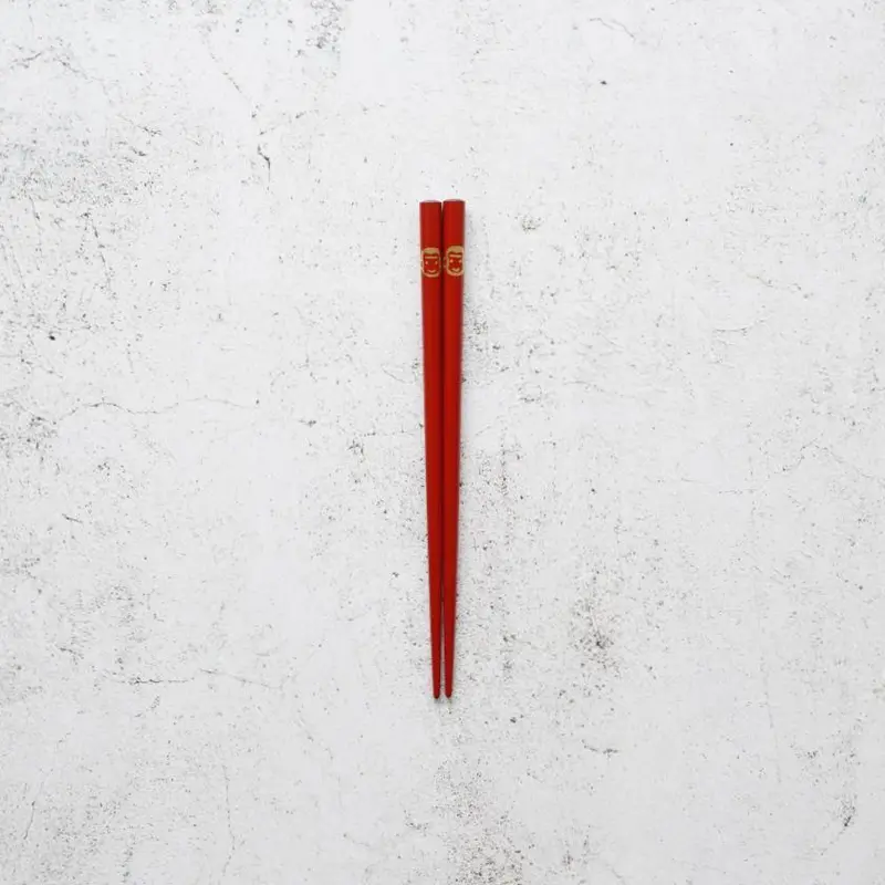 Children’S Zodiac Chopsticks – Red Monkey Theme | Premium Wajima Lacquer From Hashimoto Kousaku Sikki 1