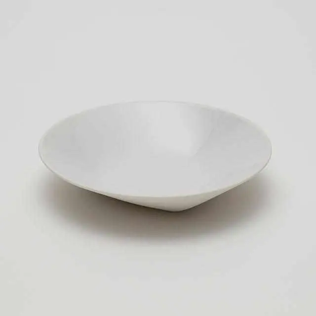 Christian Haas 150Mm Deep Ceramic Plate In White – Arita-Yaki Porcelain Tableware 1