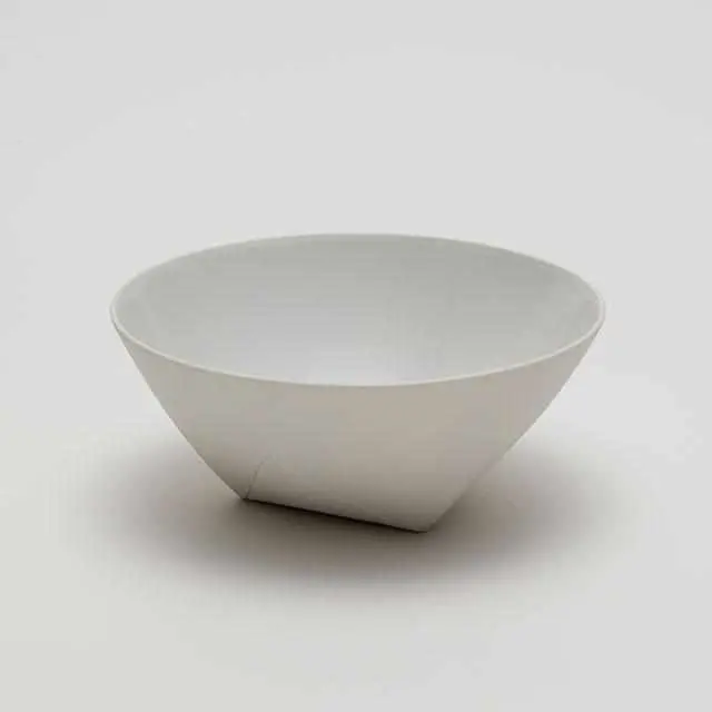 Christian Haas 180Mm Round Ceramic Bowl In White – Arita-Yaki Porcelain Tableware 1