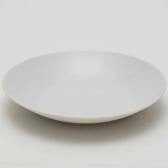 Christian Haas 240Mm Deep Ceramic Bowl In White – Arita-Yaki Porcelain Tableware 1