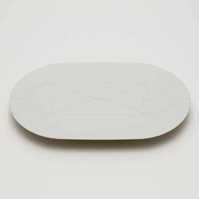 Christian Haas Large Serving Platter In White – Arita-Yaki Porcelain Tableware 1