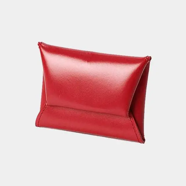 Classic Red Large Coin Purse | Satori Durable Leather Carryall 1