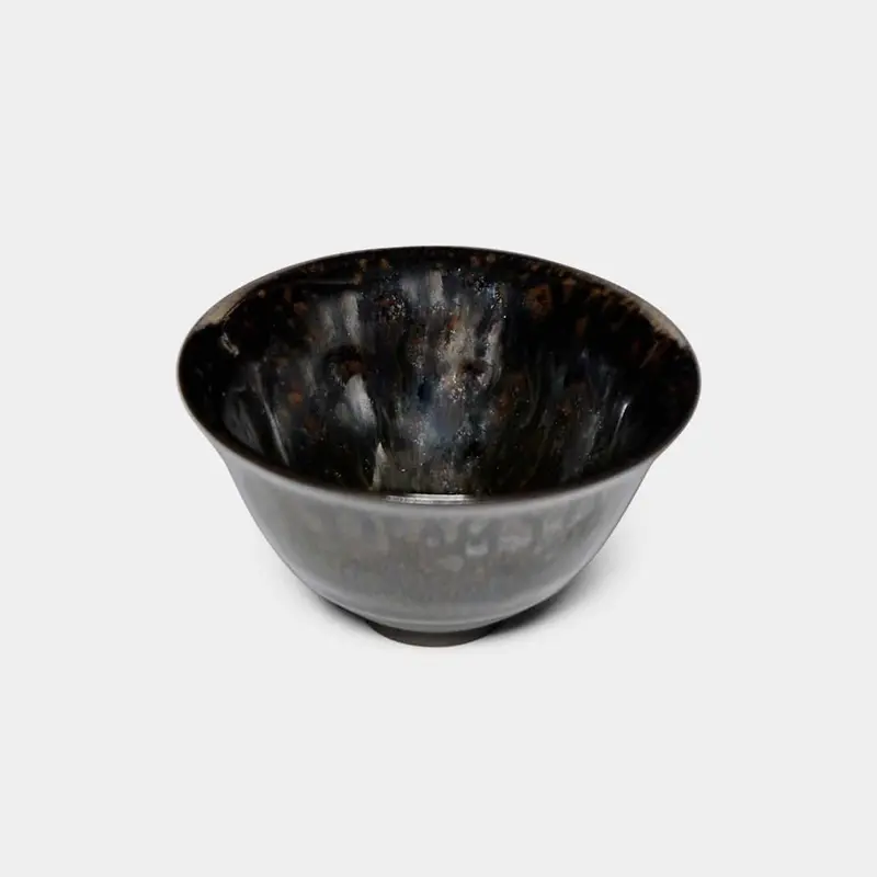 Classic Sake Tenmoku Cup – Kyoto Kiyomizu Ware 1